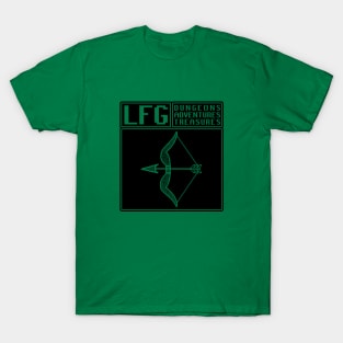 LFG Looking For Group Ranger Bow Dungeon Tabletop RPG TTRPG T-Shirt
